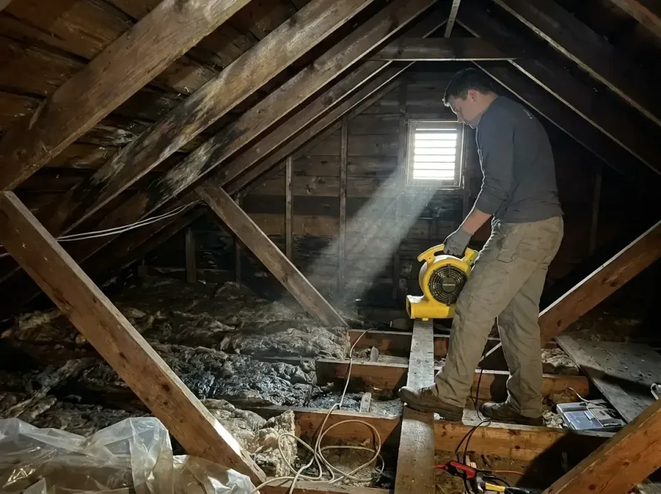 attic-water-damage-drying-proc-007 — frequently asked questions, Emergency Water Extraction & 24/7 Flood Response in Murrays…
